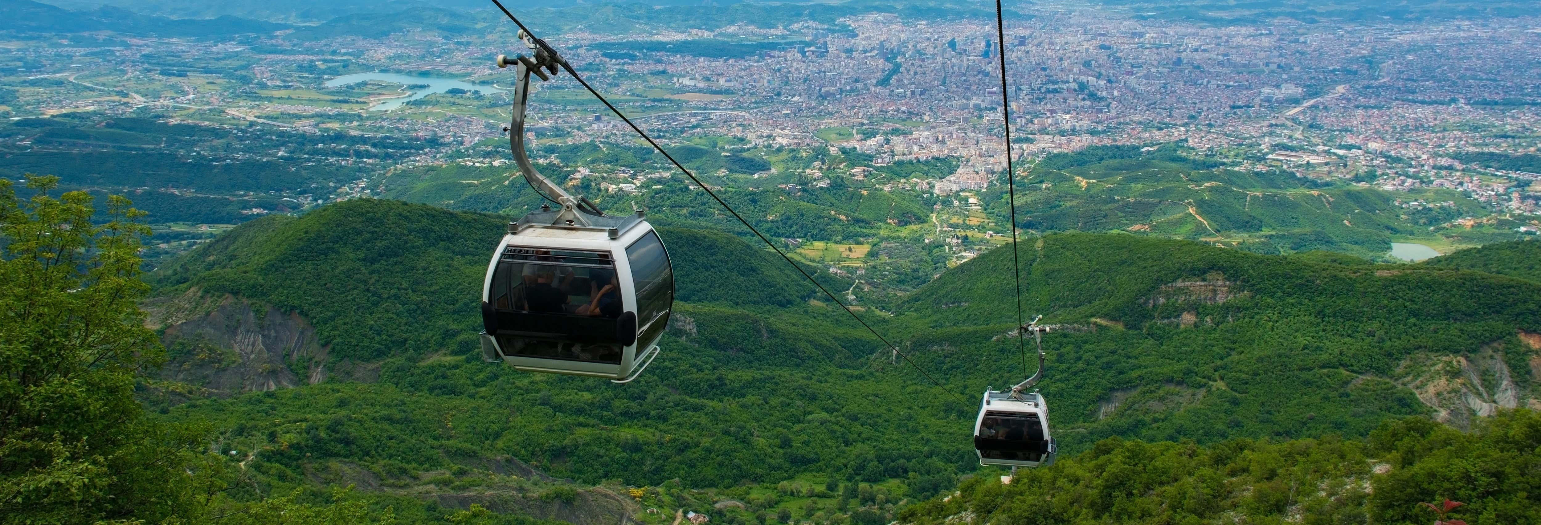 Entrada al teleférico del monte Dajti + Traslado desde el hotel