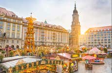 Tour pelo mercado de Natal de Dresden