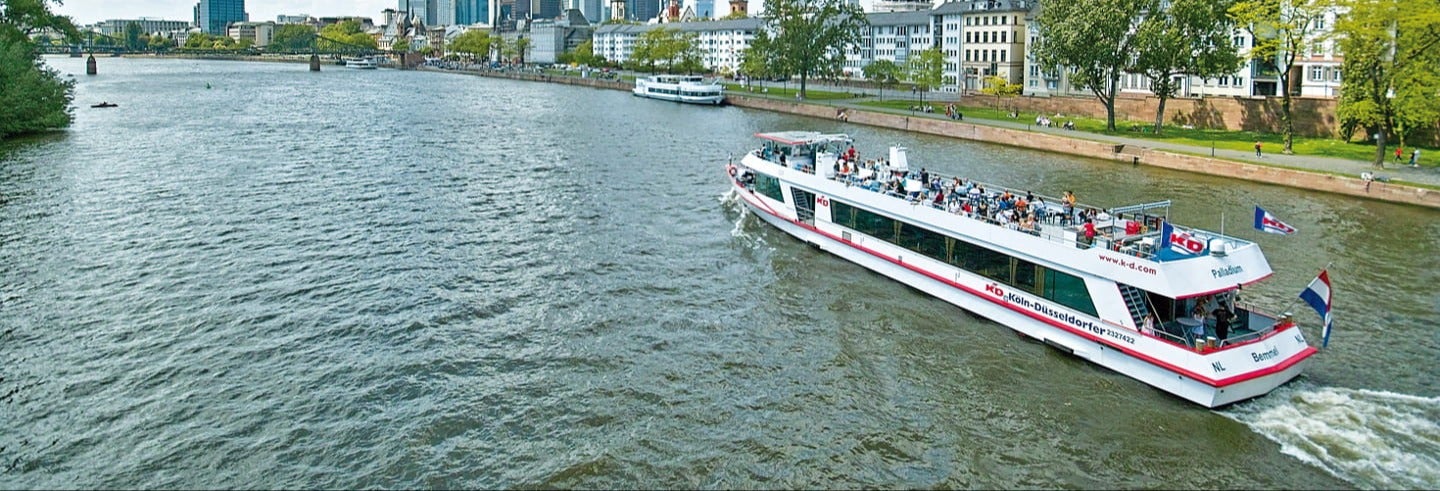 Passeio de barco por Frankfurt
