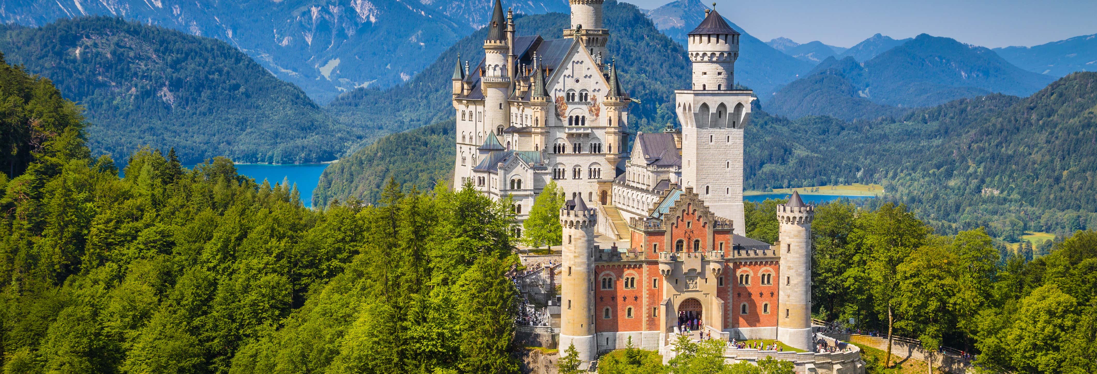 Excursão de trem ao castelo de Neuschwanstein