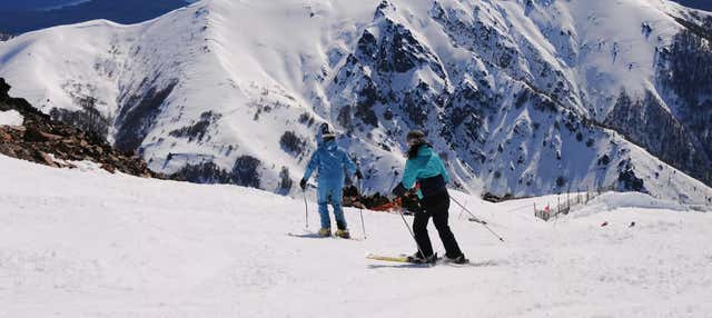 Clase de esquí VIP en Cerro Catedral para adultos