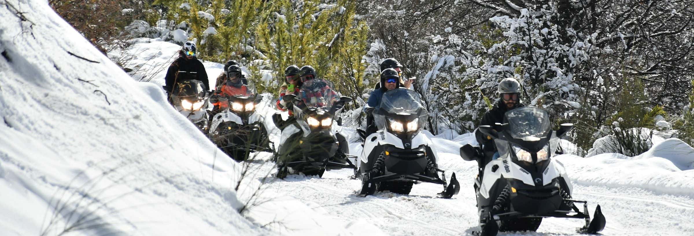 Giro in motoslitta al Cerro Catedral