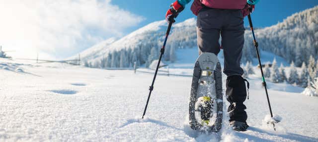 Paseo con raquetas de nieve por el Cerro San Martín