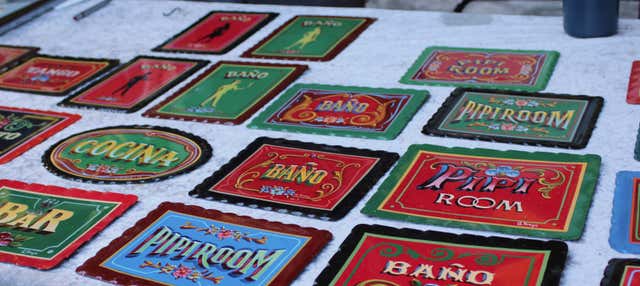 Laboratorio di fileteado porteño nel quartiere di San Telmo