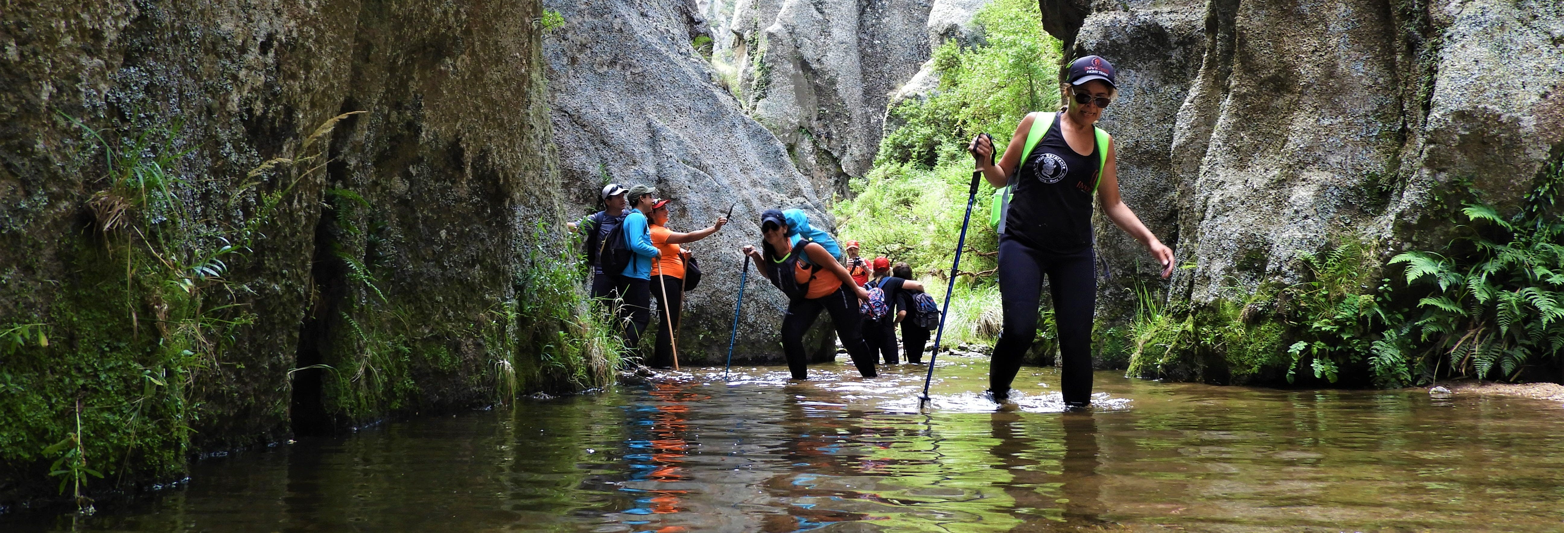 Valle de los Lisos Hiking and Canyoning