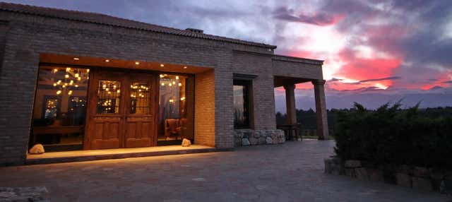 Tramonto e cena alla cantina Bodega Andeluna