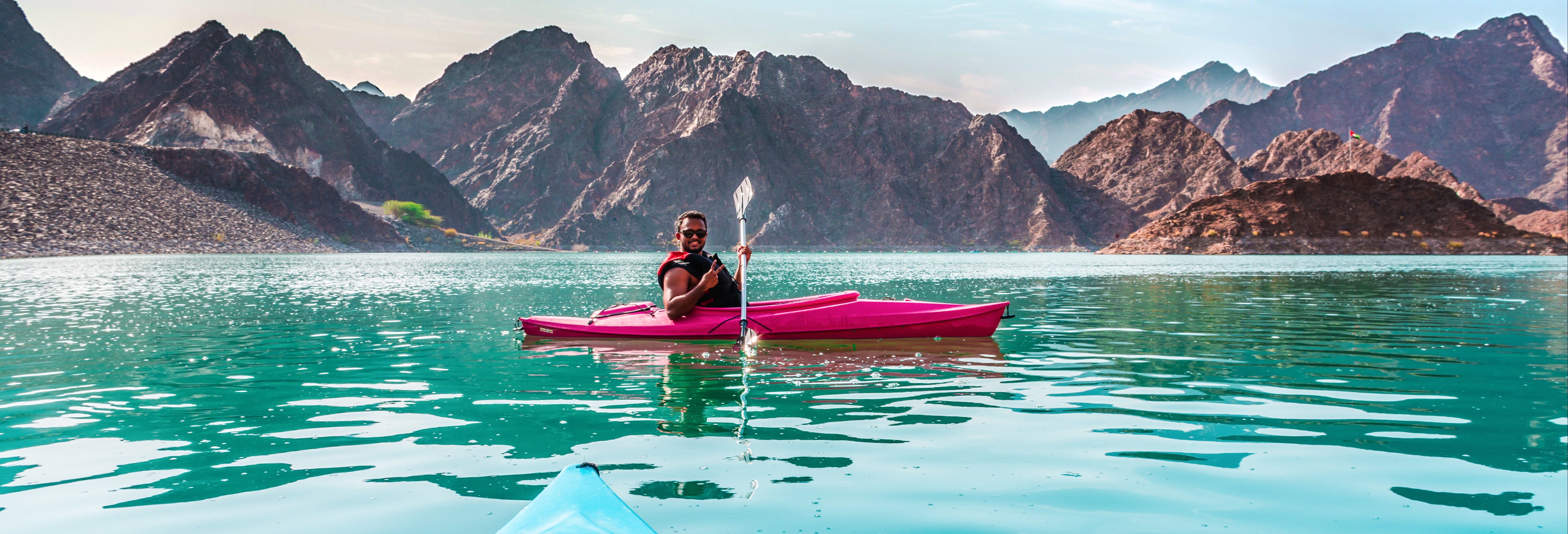 Kayaking in the Punta Negra Dam