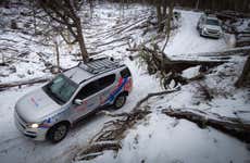 Tour de 4x4 pelos lagos Escondido e Fagnano + Estância La Carmen