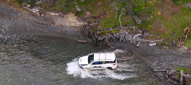 Escursione a Puerto Almanza e Punta Paraná in 4x4