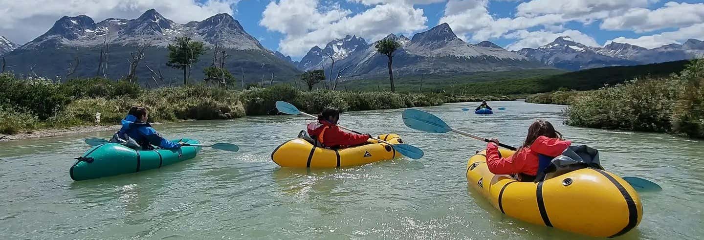 Packrafting sul fiume Olivia