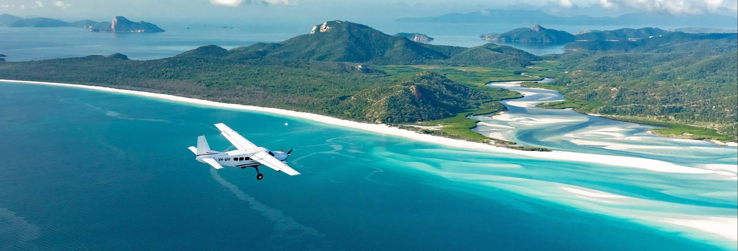Giro in aeroplano sulle Isole Whitsundays + Snorkeling