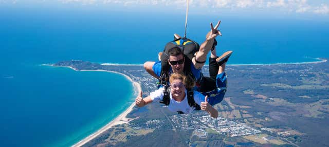 Lancio in paracadute a Byron Bay