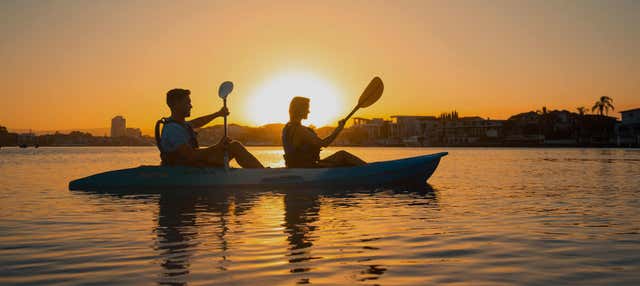 Tour di Gold Coast in kayak al tramonto