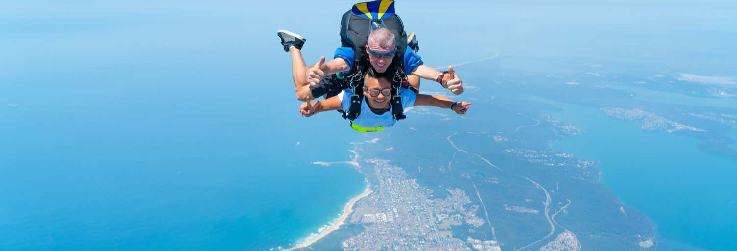 Lancio in paracadute a Newcastle