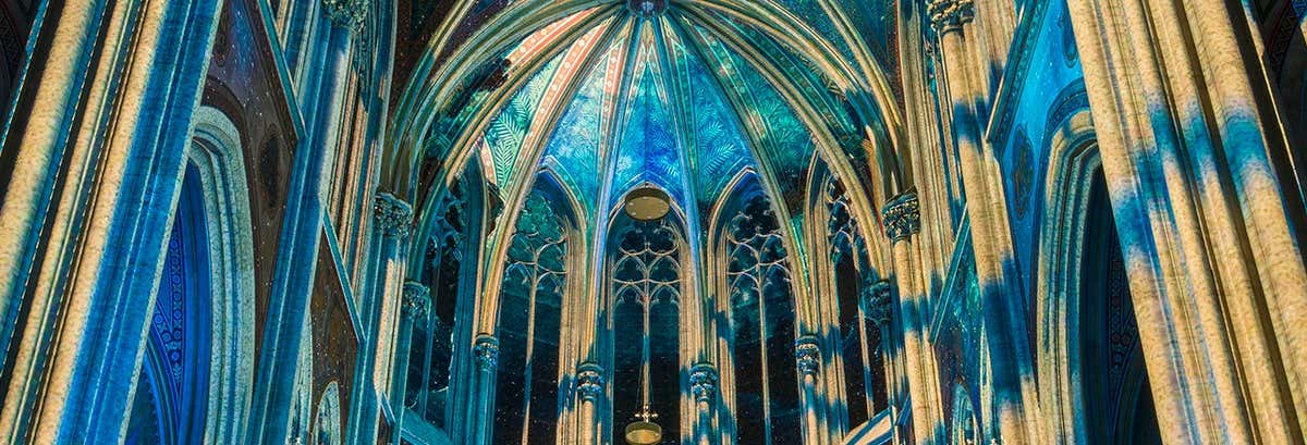 Spettacolo di luci e suoni alla Votivkirche