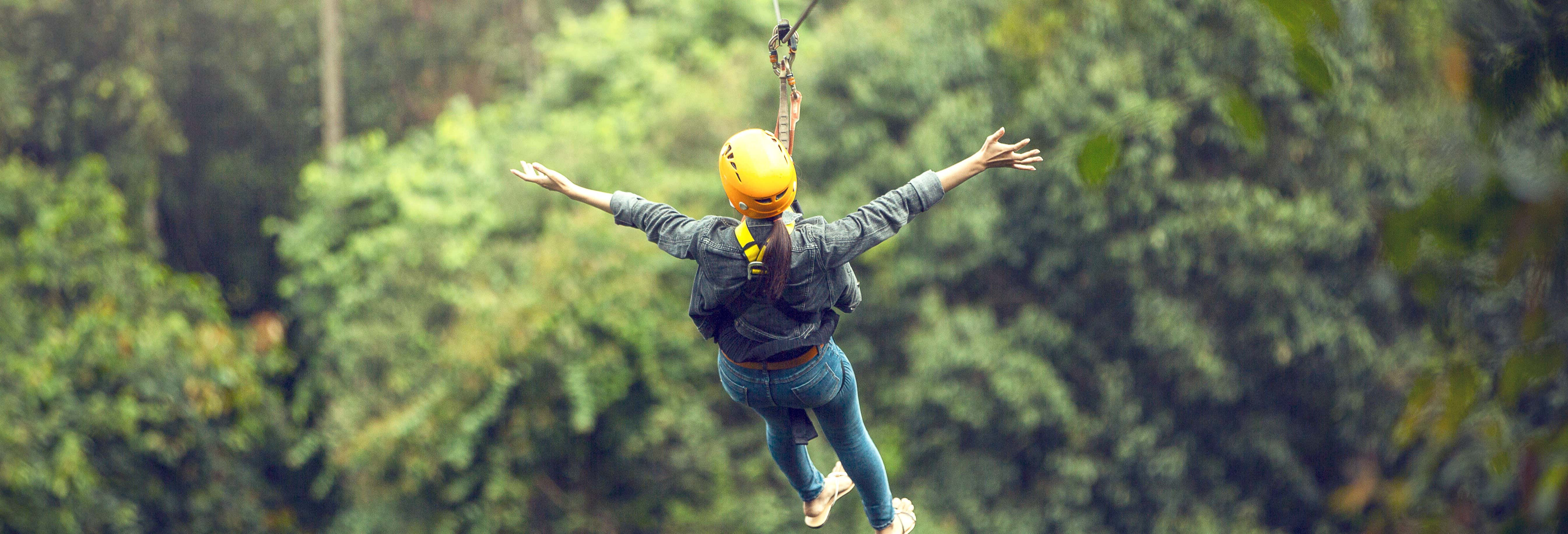 Zip line e Cave Tubing al parco Jaguar Paw