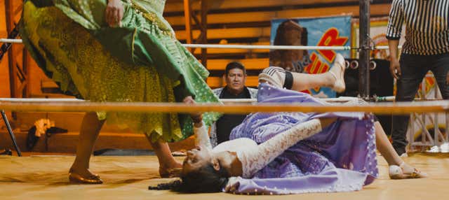 Incontro di lotta libera fra Cholitas