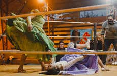 Combate de lucha libre de Cholitas