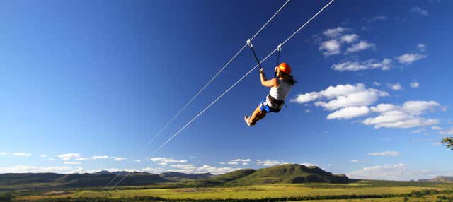 Zip line alla Chapada dos Veadeiros