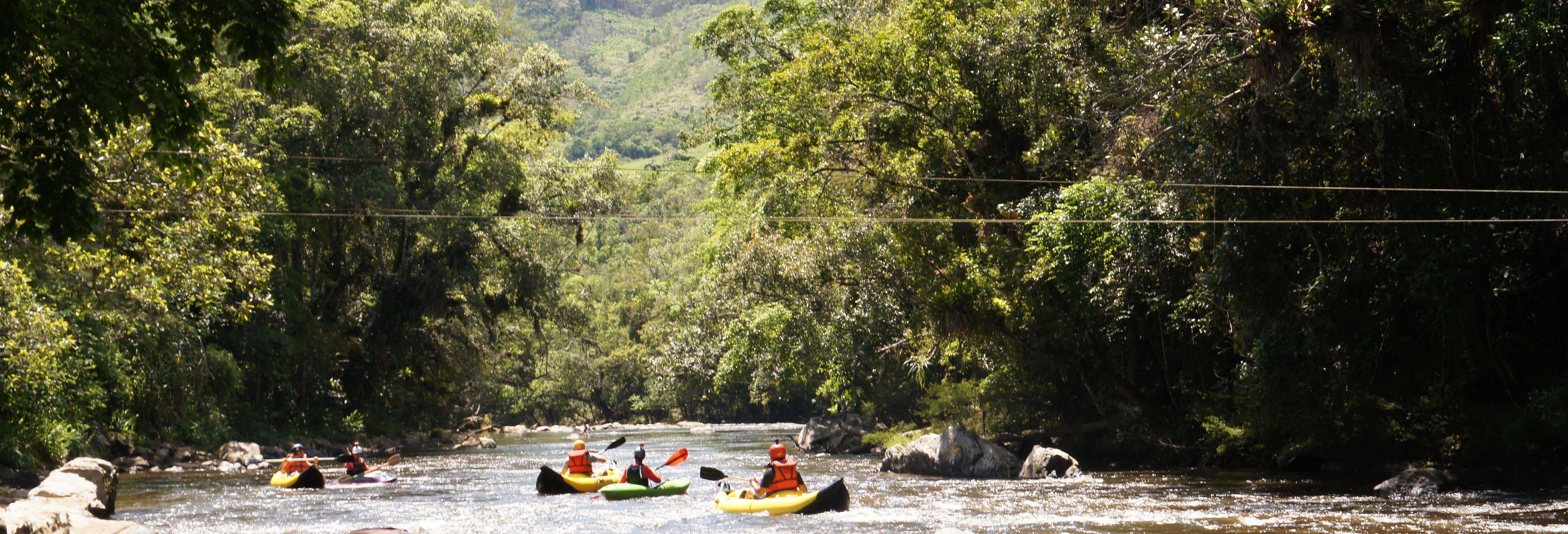 Duckie Rafting on the Turvo River