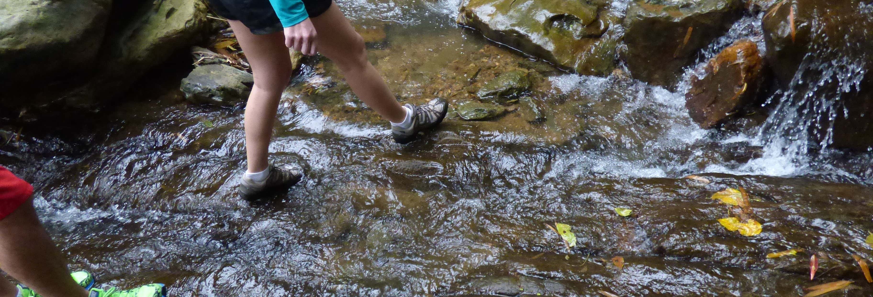 Water Trekking at the São Miguel Waterfall