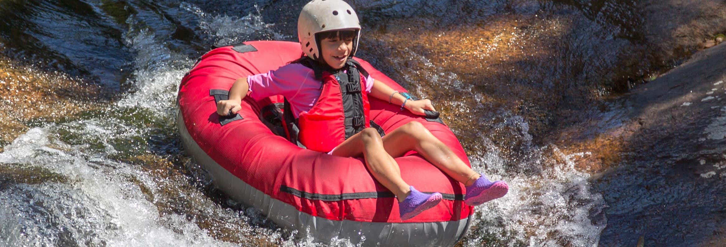 Tubing on the Almas River