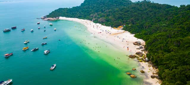 Passeio de barco pela Ilha do Campeche e Lagoa da Conceição