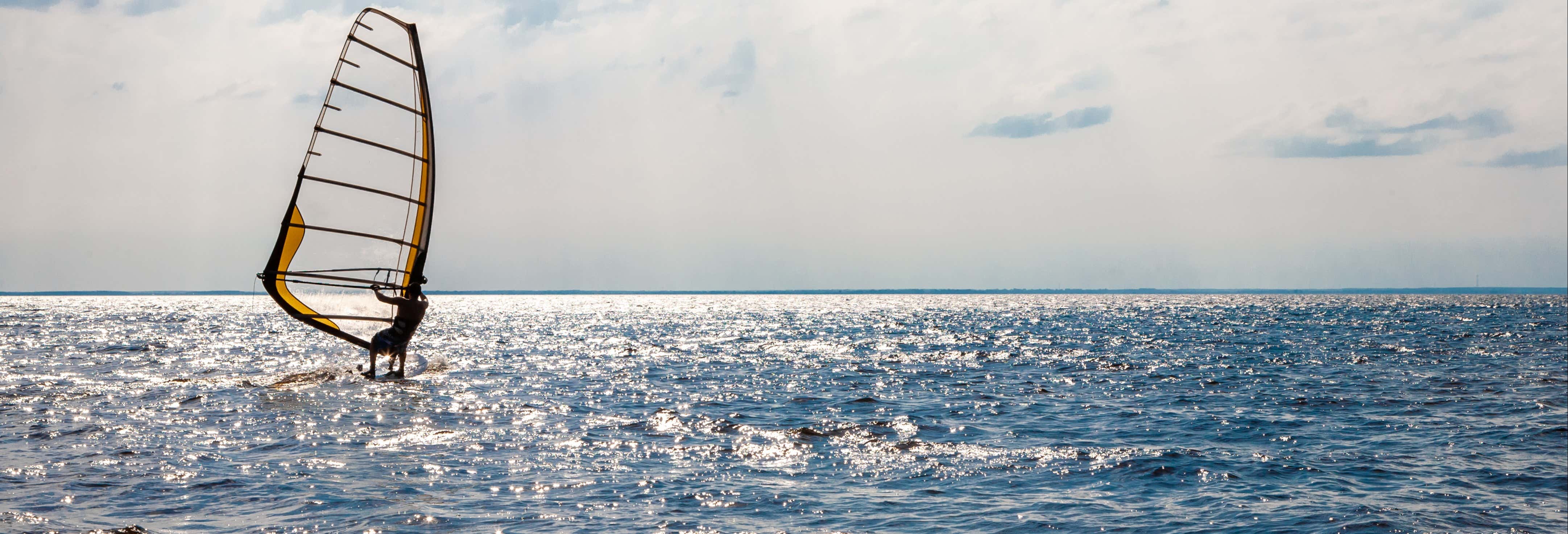 Lezione di windsurf a Ponta das Canas