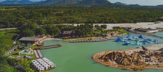 Excursão ao clube de praia Alchymist Lagoa Encantada