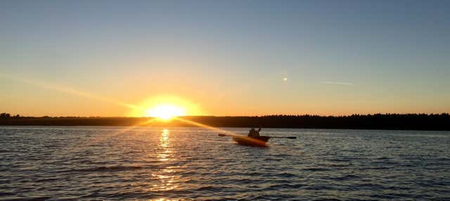 Tour del fiume Tramandaí in kayak al tramonto