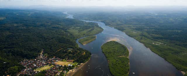 Balade en bateau sur la rivière Contas
