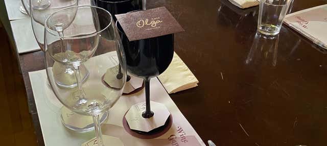 Degustazione di vino alla cieca a Casa Olga Trattoria