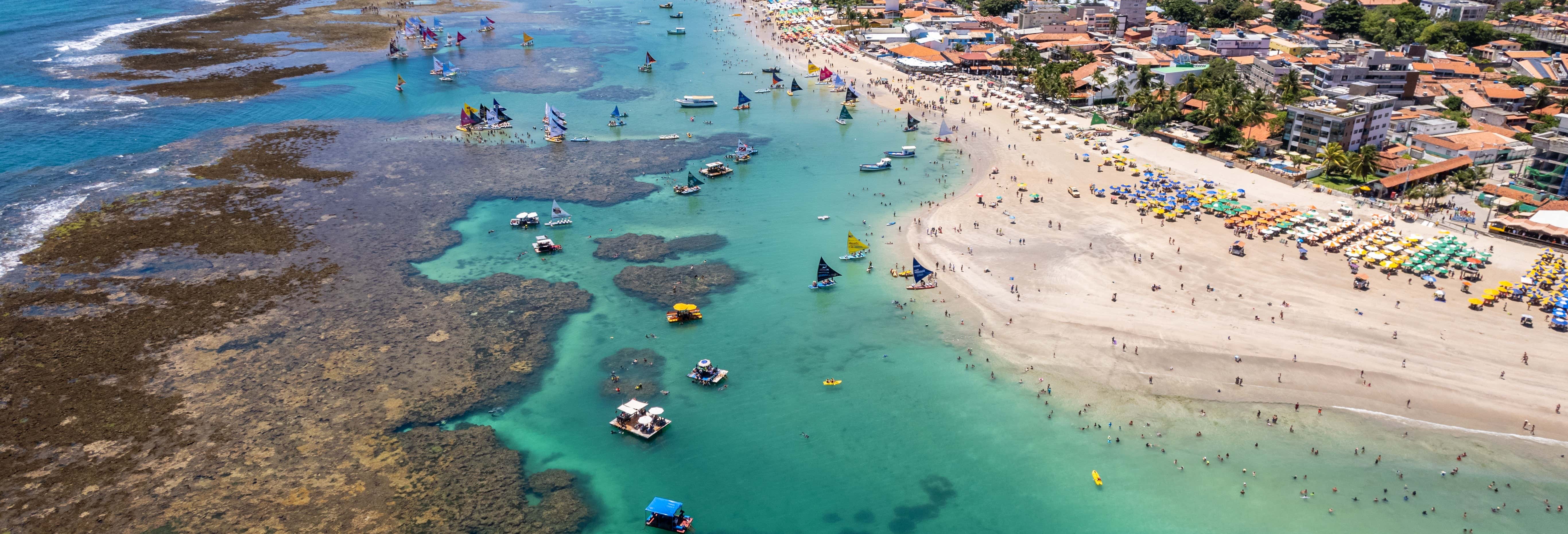 Giro in elicottero a Porto de Galinhas