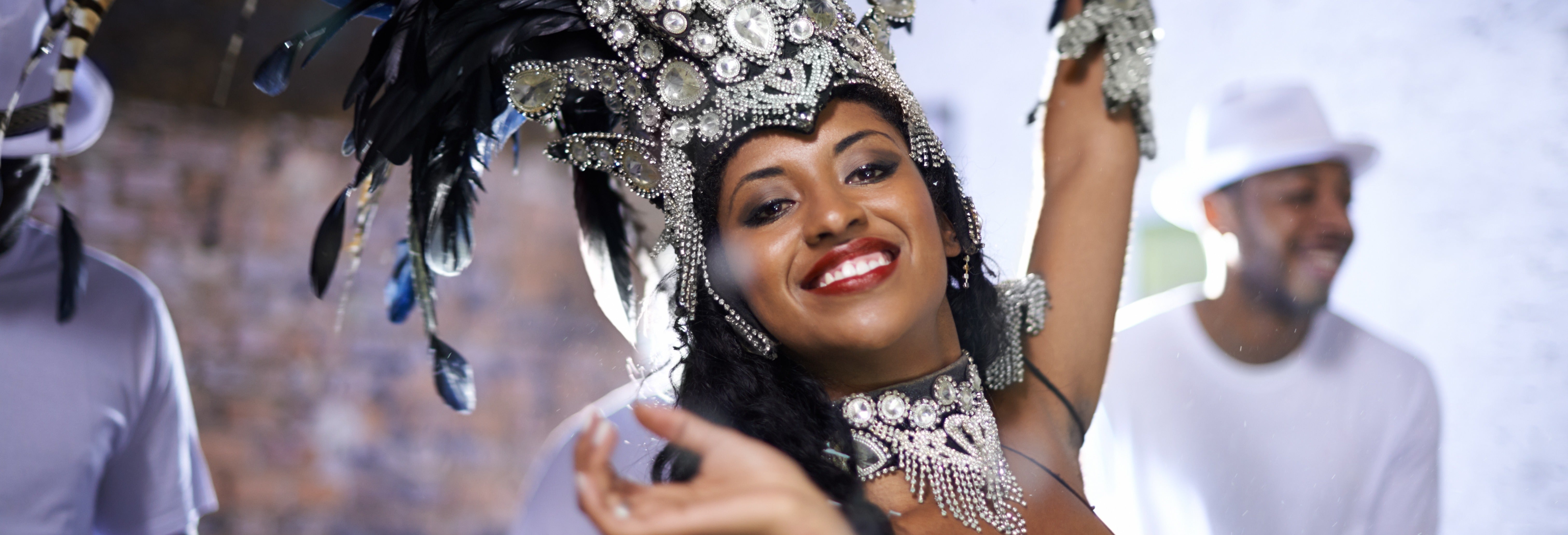 Desfile de carnaval no Rio de Janeiro