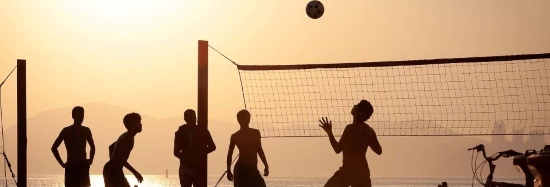 Footvolley at Copacabana Beach