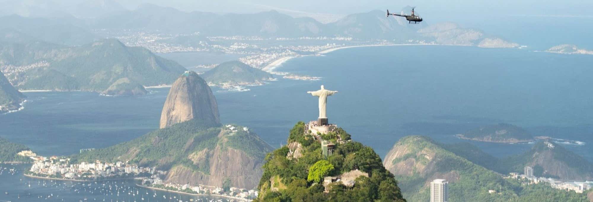 Giro in elicottero senza porte a Rio de Janeiro