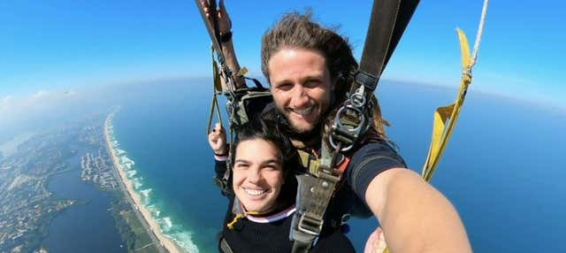Salto en paracaídas en Río de Janeiro