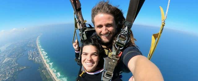 Salto de paraquedas no Rio de Janeiro