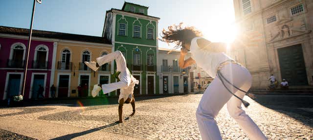 Lezione di capoeira a Salvador de Bahía