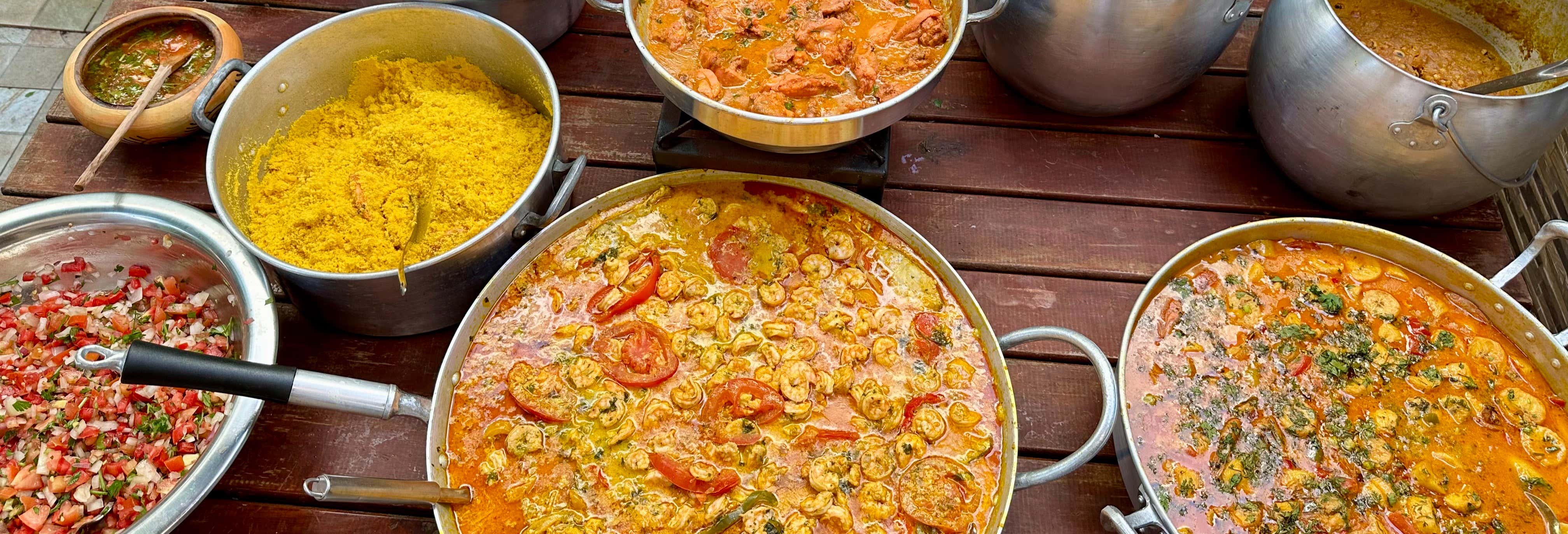 Lezione di cucina con una famiglia afro-brasiliana
