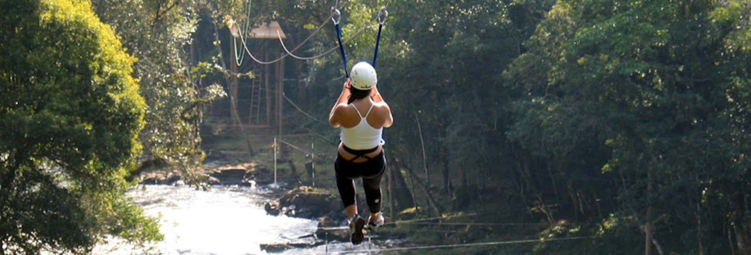 Zip Lining in Três Coroas