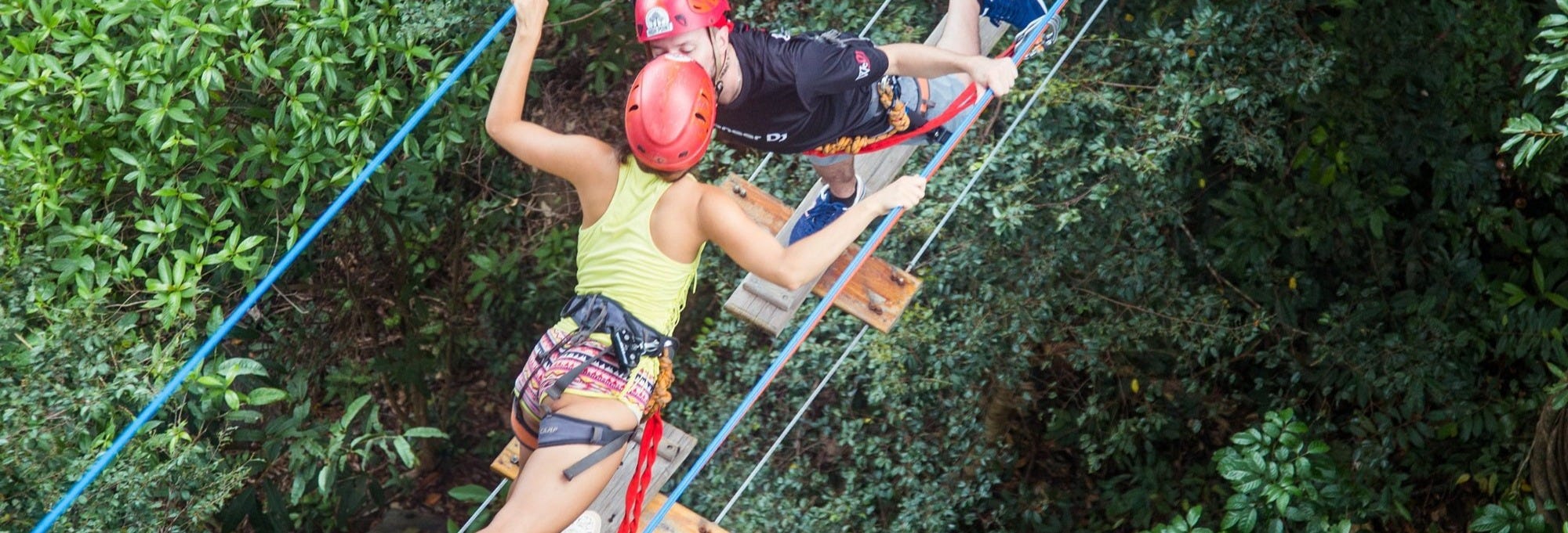 Zip Lining in Koh Rong