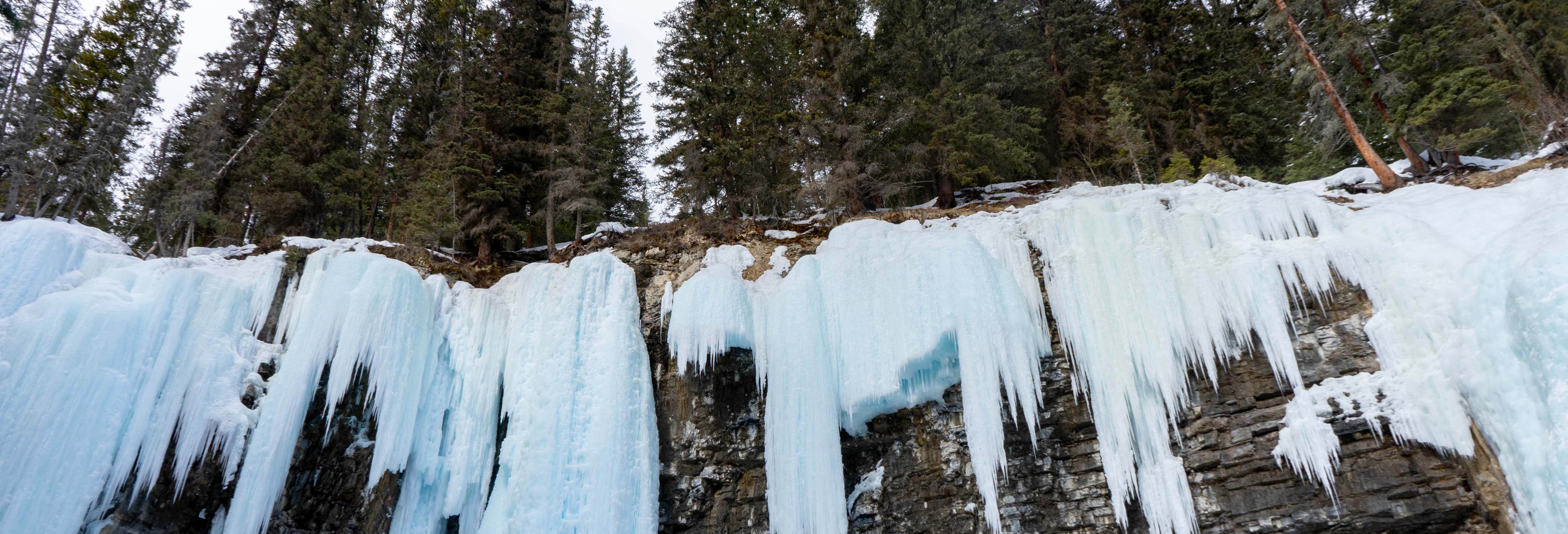 Escursione alle cascate congelate del Johnston Canyon