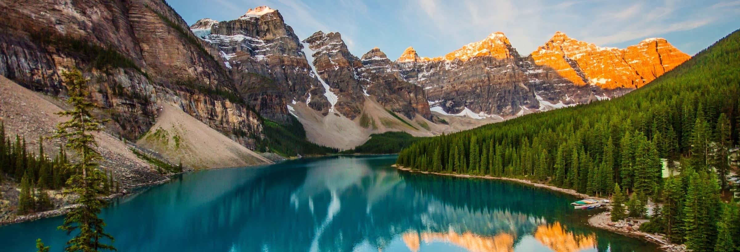 Escursione al lago Moraine all'alba o al tramonto