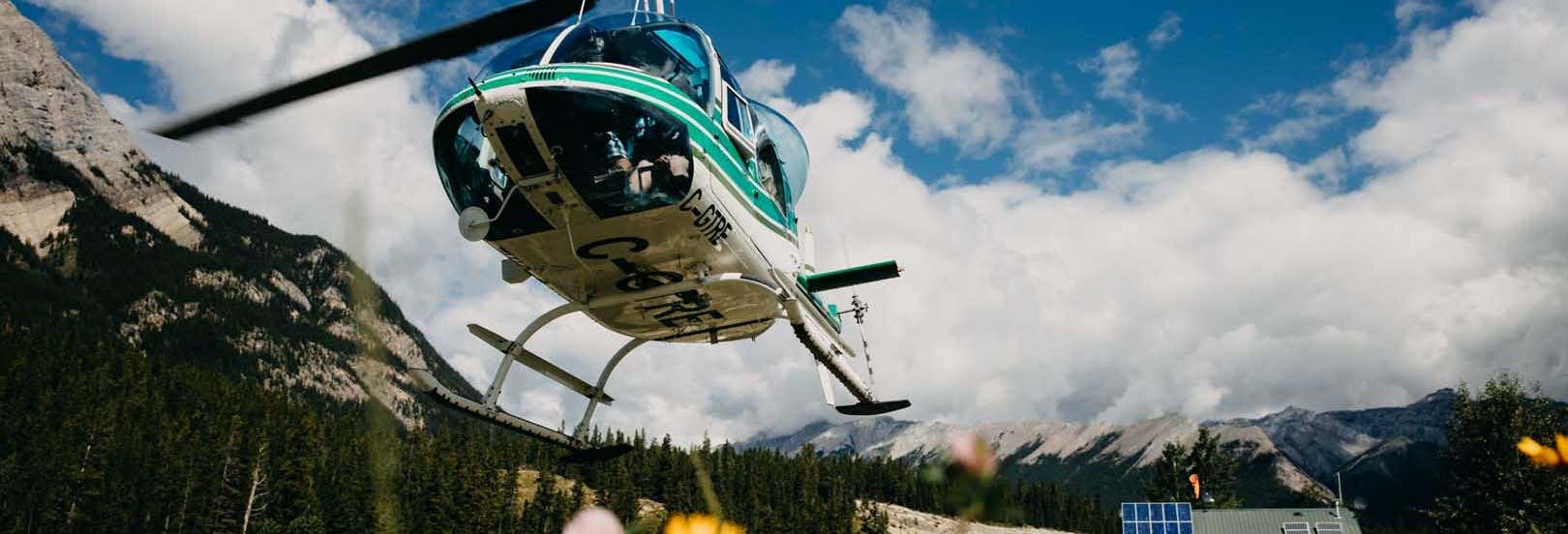 Canadian Rockies Helicopter Tour from Cline River