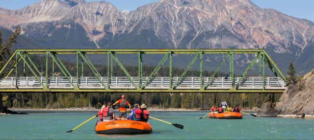 Rafting sul fiume Athabasca