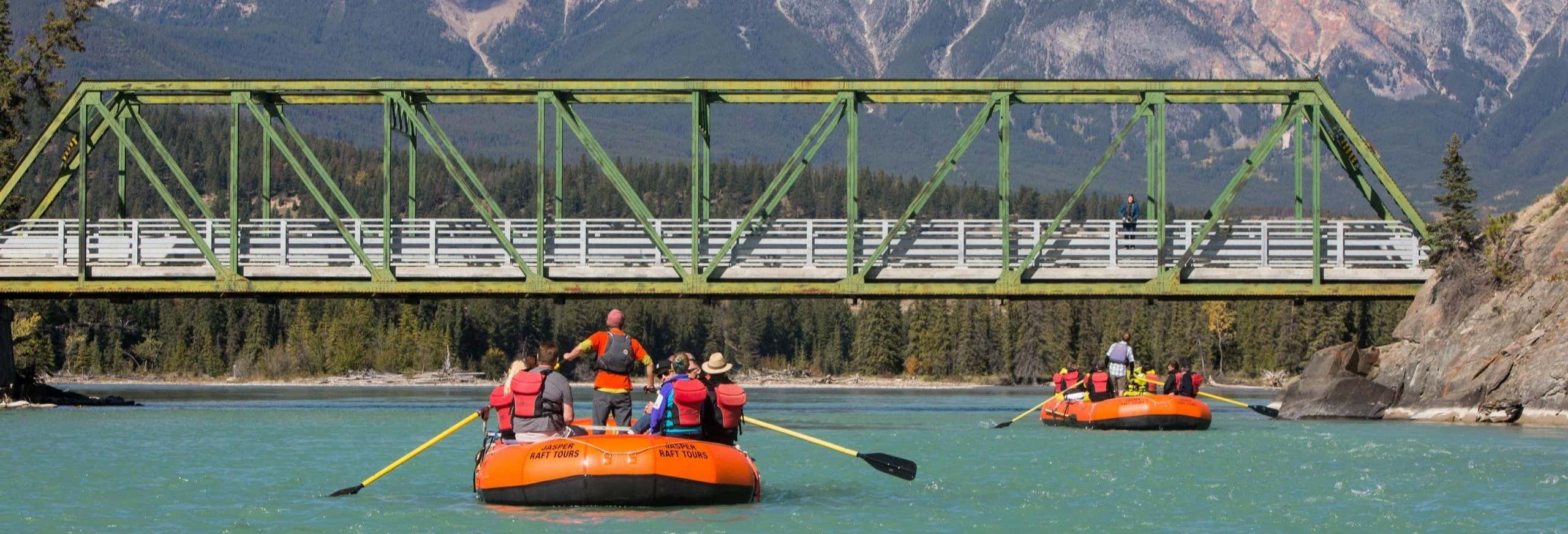 Rafting sul fiume Athabasca