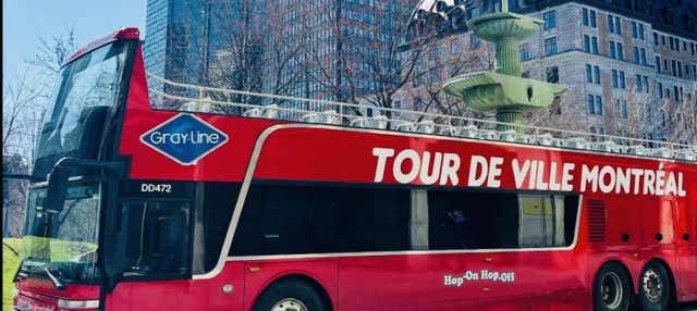 Autobús y barco turístico de Montreal