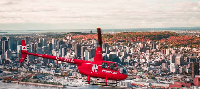 Giro in elicottero a Montréal