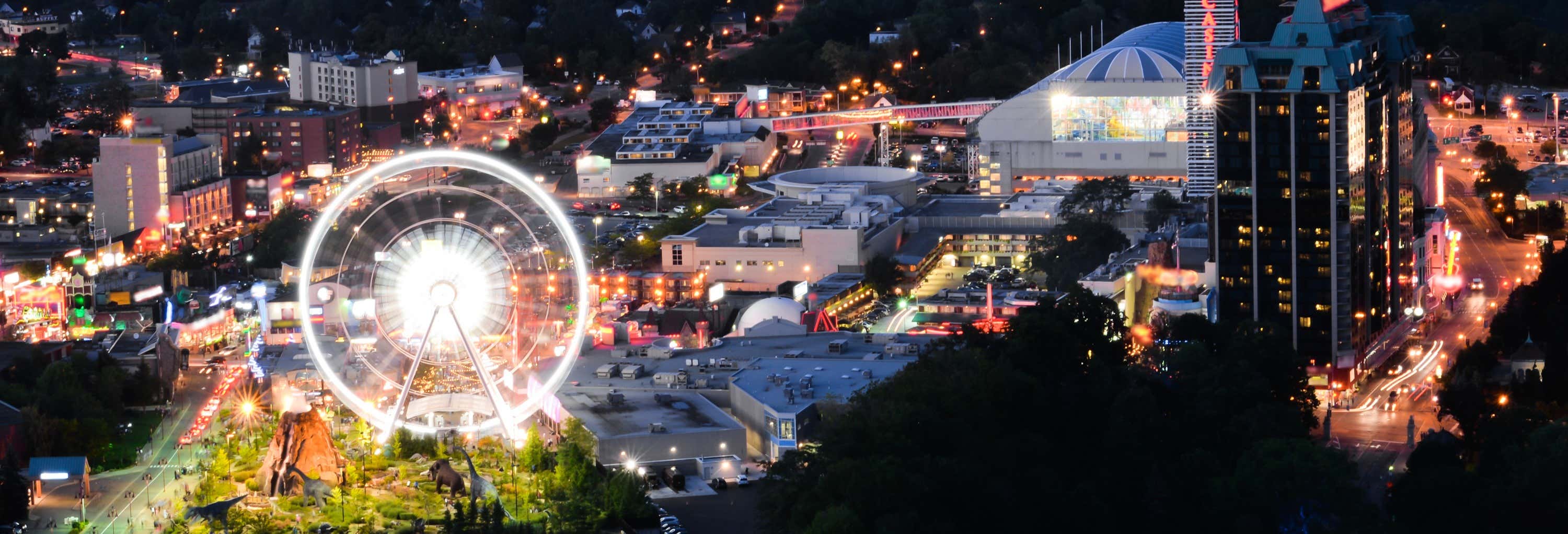 Escursione alle Cascate del Niagara + SkyWheel + Spettacolo serale
